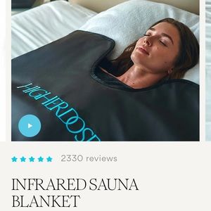 Higherdose infrared sauna blanket